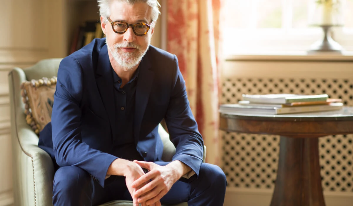 Wealth man portrait image