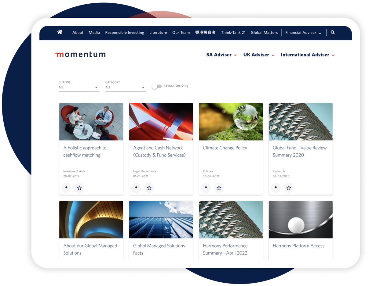 Momentum documents library 
